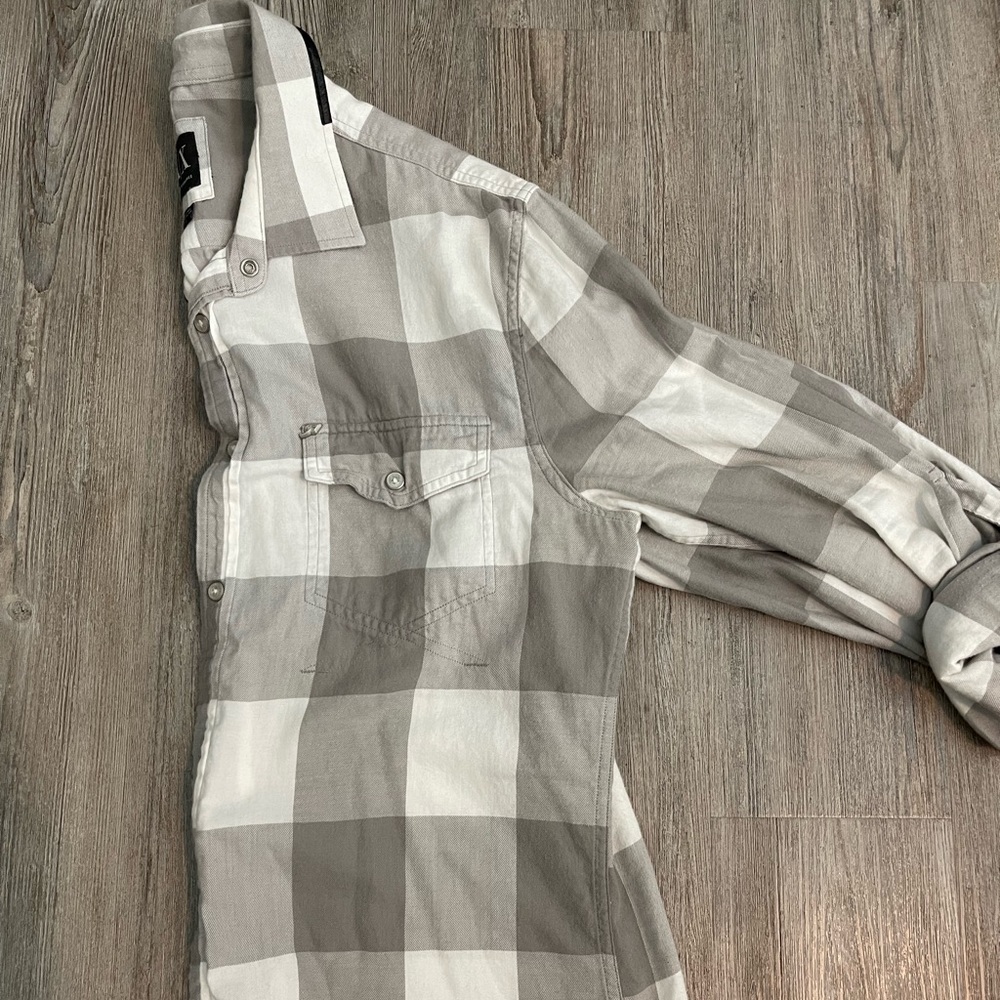 Armani Exchange - Gray Buttowndown Shirt